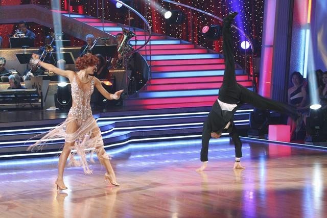 Still of Evan Lysacek and Anna Trebunskaya in Dancing with the Stars (2005)