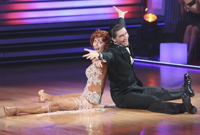 Still of Evan Lysacek and Anna Trebunskaya in Dancing with the Stars (2005)