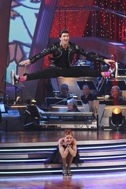 Still of Evan Lysacek and Anna Trebunskaya in Dancing with the Stars (2005)