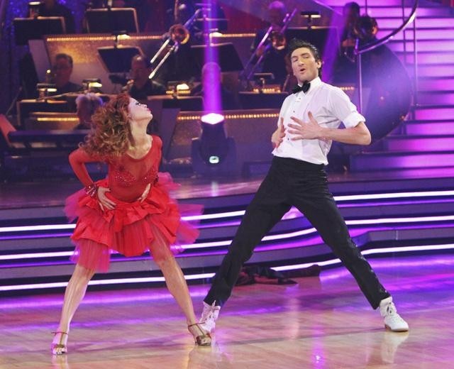 Still of Evan Lysacek and Anna Trebunskaya in Dancing with the Stars (2005)