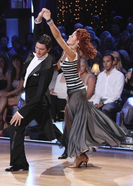 Still of Evan Lysacek and Anna Trebunskaya in Dancing with the Stars (2005)