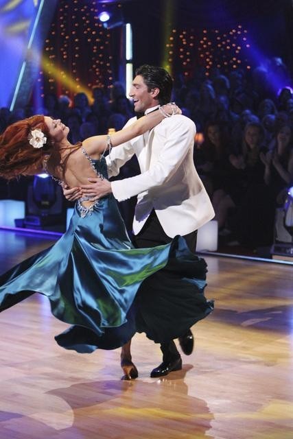 Still of Evan Lysacek and Anna Trebunskaya in Dancing with the Stars (2005)