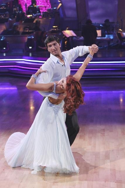 Still of Evan Lysacek and Anna Trebunskaya in Dancing with the Stars (2005)