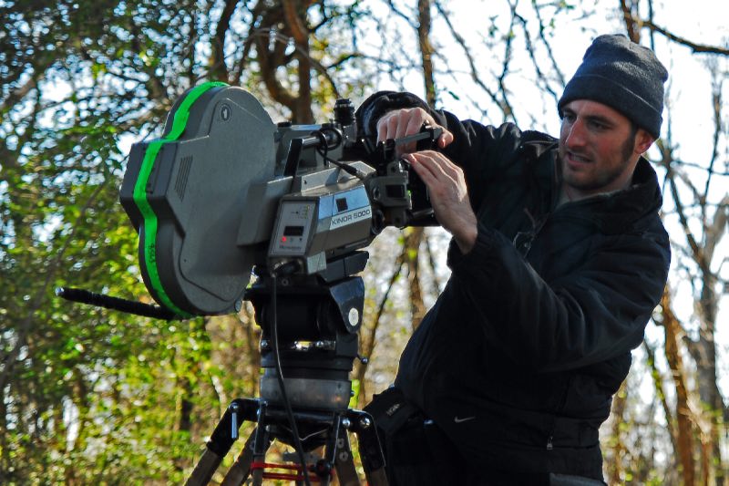 Jimmy Ferguson (DP) on location for 