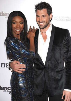 Brandy Norwood and Maksim Chmerkovskiy at event of Dancing with the Stars (2005)