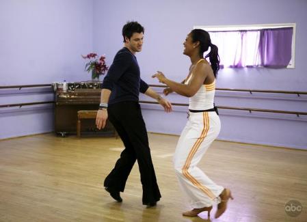 Still of Laila Ali and Maksim Chmerkovskiy in Dancing with the Stars (2005)