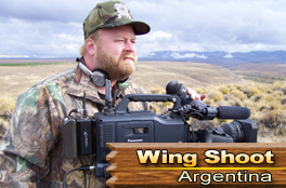 Buck McNeely on a Mtn in the Andes of Argentina with HD camera.
