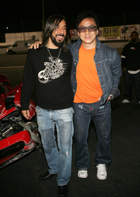 Jackie Chan and Daniel Sadek at event of Redline (2007)