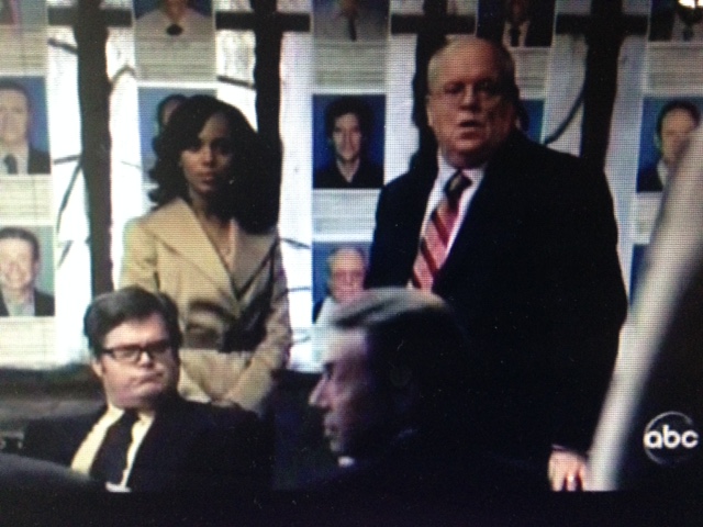 Jerry Hauck (as Senator Charlie Mason) with Kerry Washington on 'Scandal'. (2012)