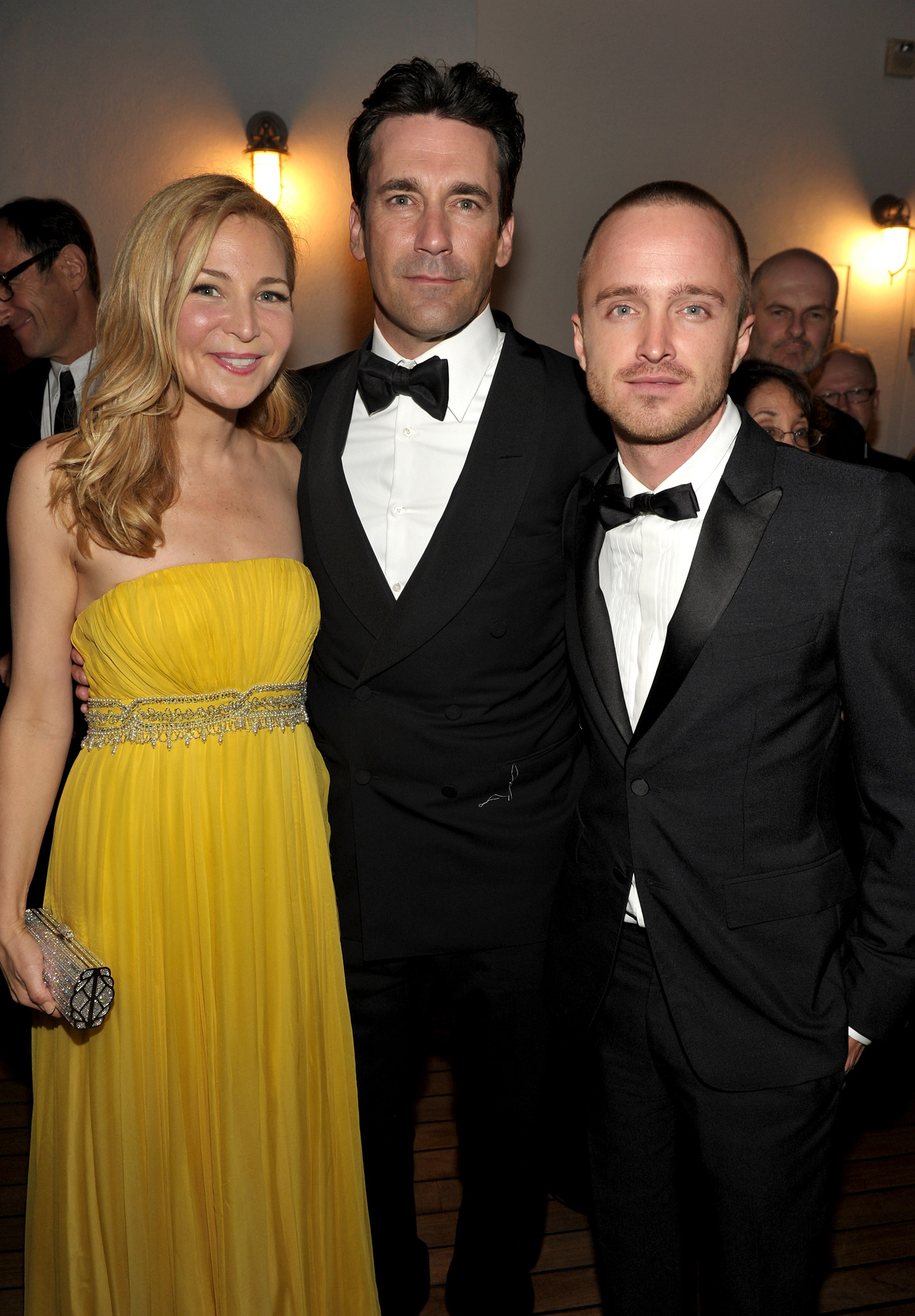 Jon Hamm, Aaron Paul and Jennifer Westfeldt