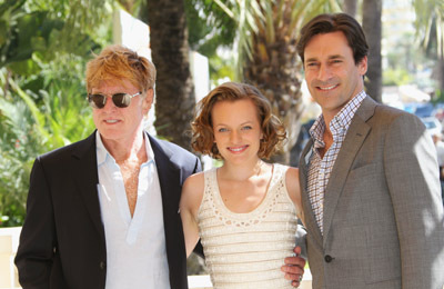 Robert Redford, Elisabeth Moss and Jon Hamm