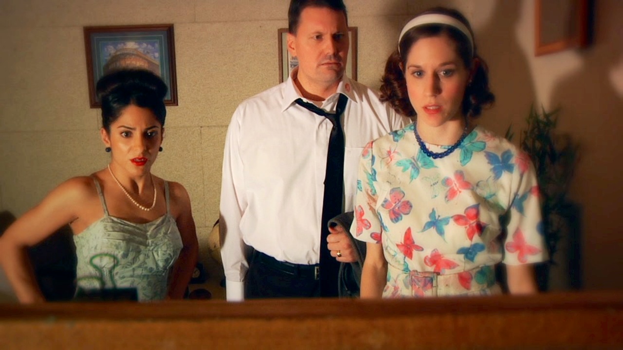 Ilana Seagull, Jack Moran, and Marissa Kelton in a scene from 