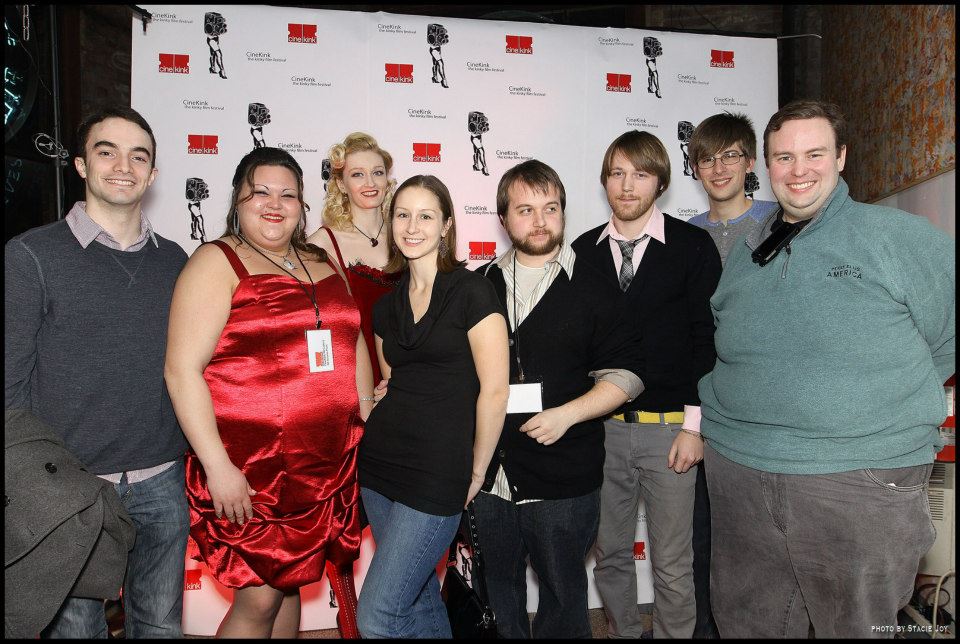 Frankie Frain and the cast and crew of Sexually Frank at Cinekink 2012. NYC.