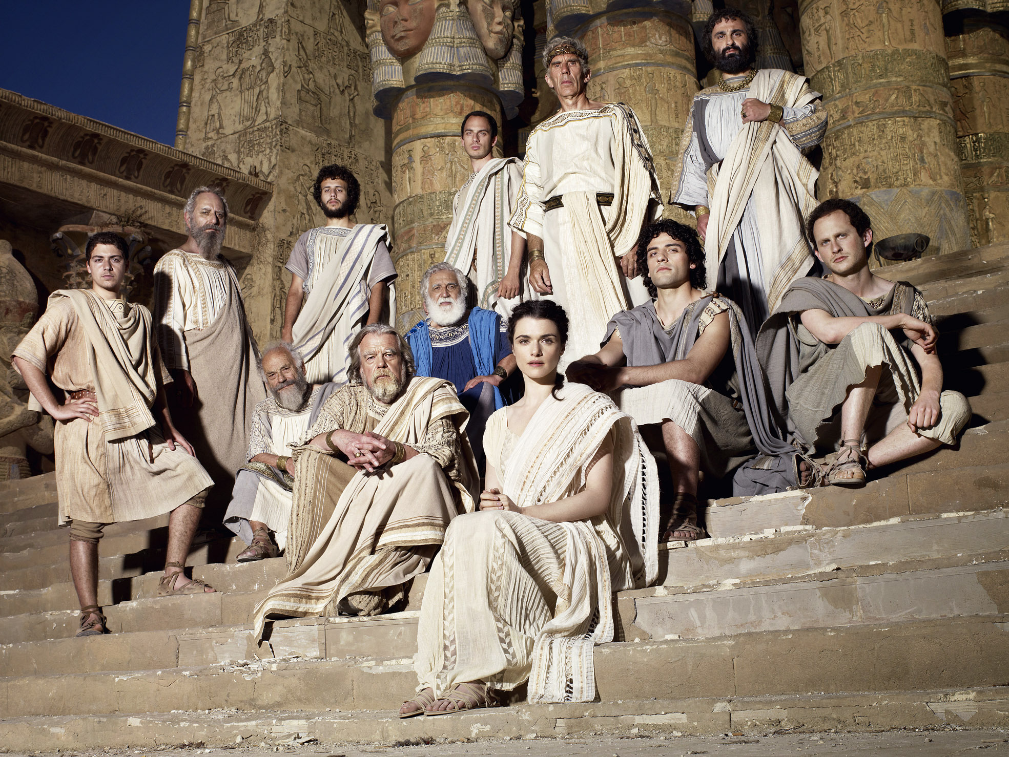 Still of Rachel Weisz and Max Minghella in Agora (2009)