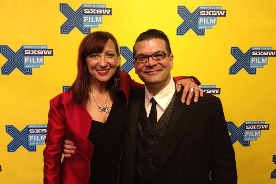Chris Strompolos and Monica Rodriquez at SXSW 2015.