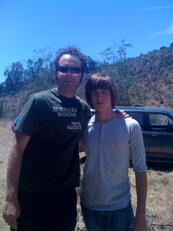 Ryan with John Ondrasik of Five For Fighting during the 
