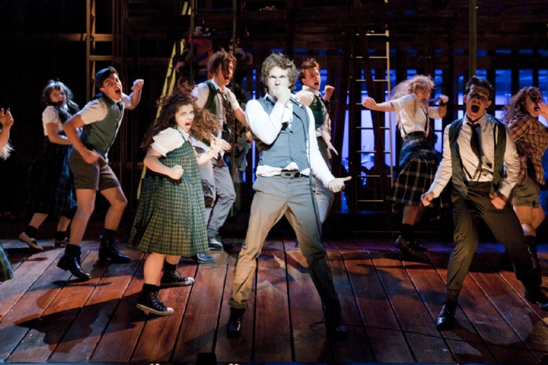 Andrew Hazzard and the cast of Spring Awakening at Sydney Theatre Company