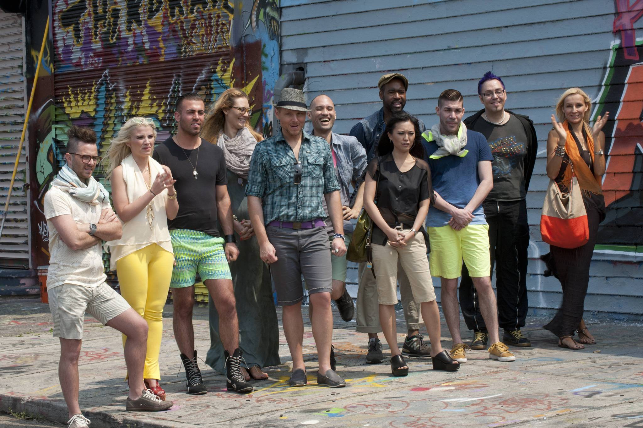 Still of Andraé Gonzalo, Kayne Gillaspie, Uli Herzner, Stephen Whitney Baum, Althea Harper, Emilio Sosa, Ivy Higa, Casanova, Joshua McKinley, Laura Kathleen and Anthony Ryan Auld in Project Runway All Stars (2012)