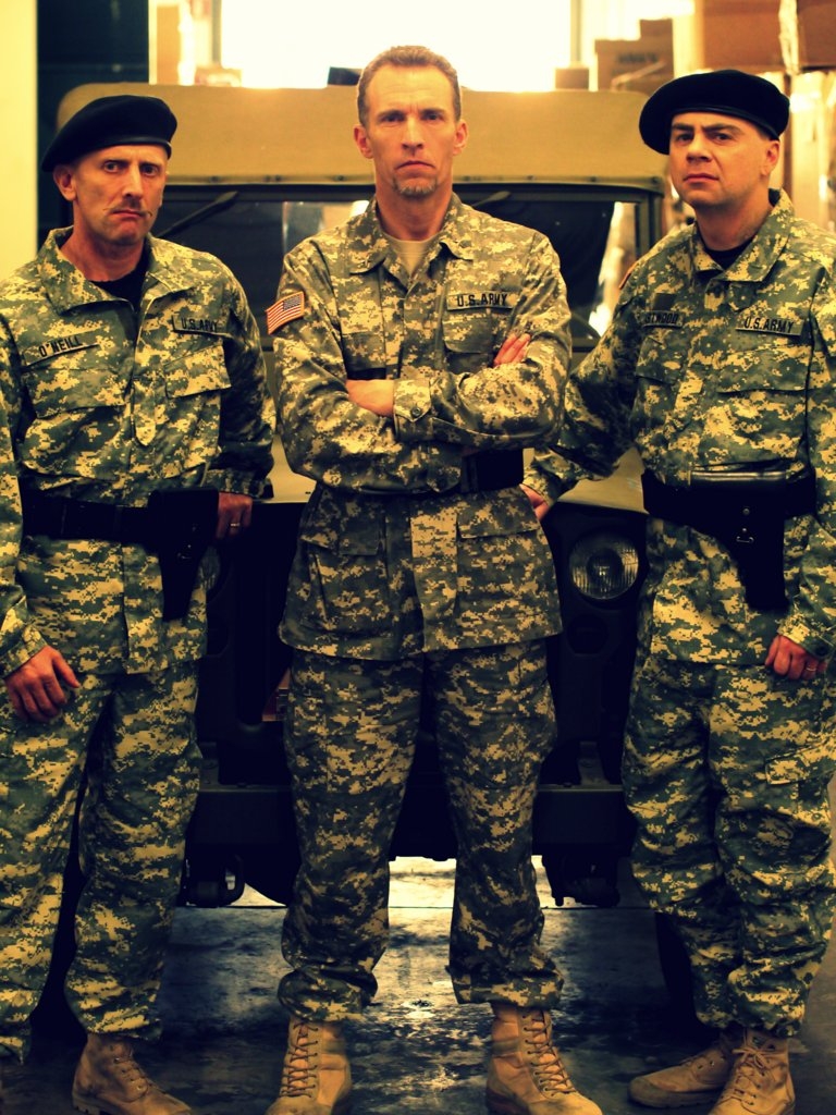 General Carter and his Soldiers from the Feature Film Zombie Massacre.