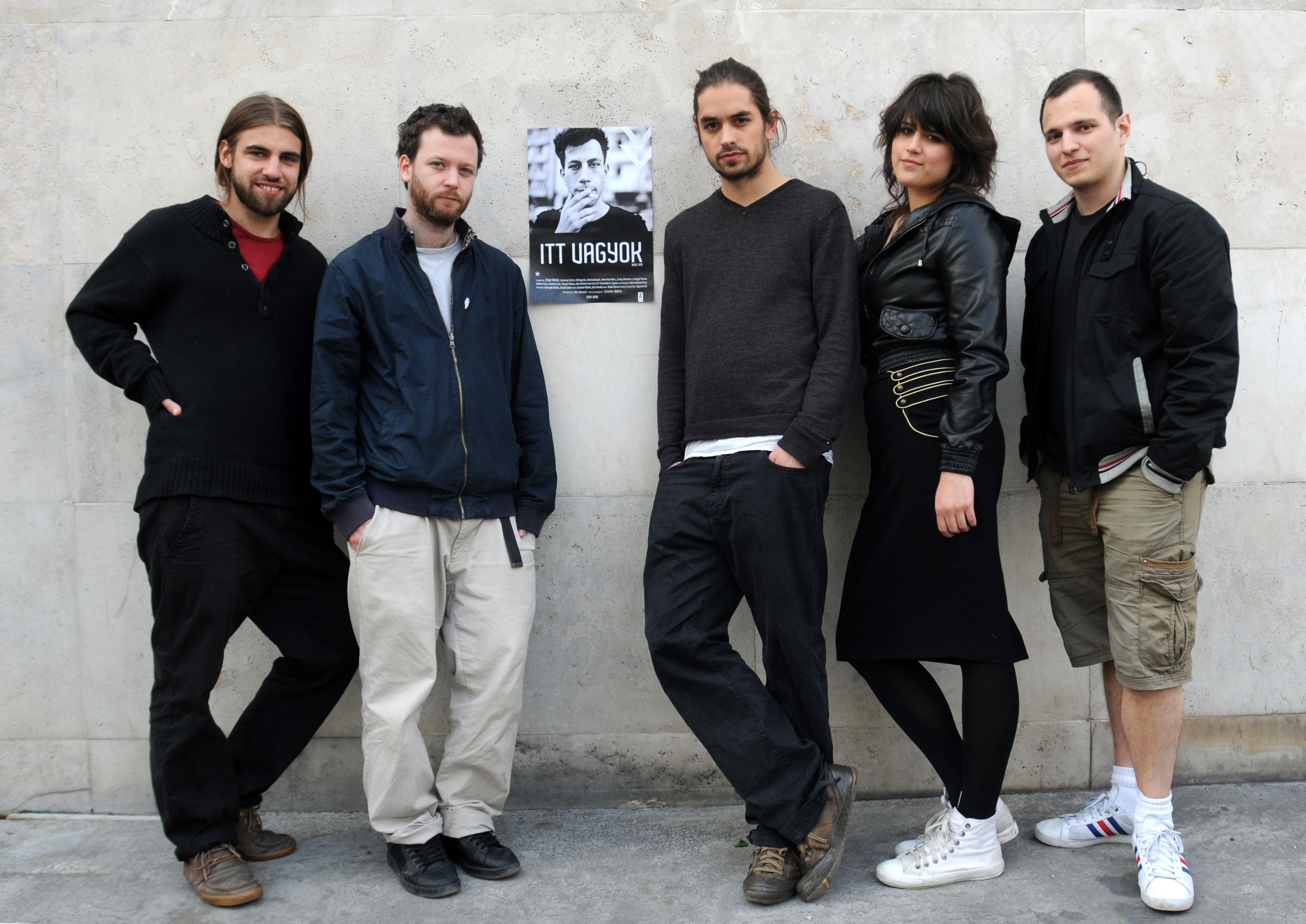 Gábor Osváth, Marcell Rév, Bálint Szimler, András Pires Muhi and Ágota Benedek B. in Itt vagyok (2010)