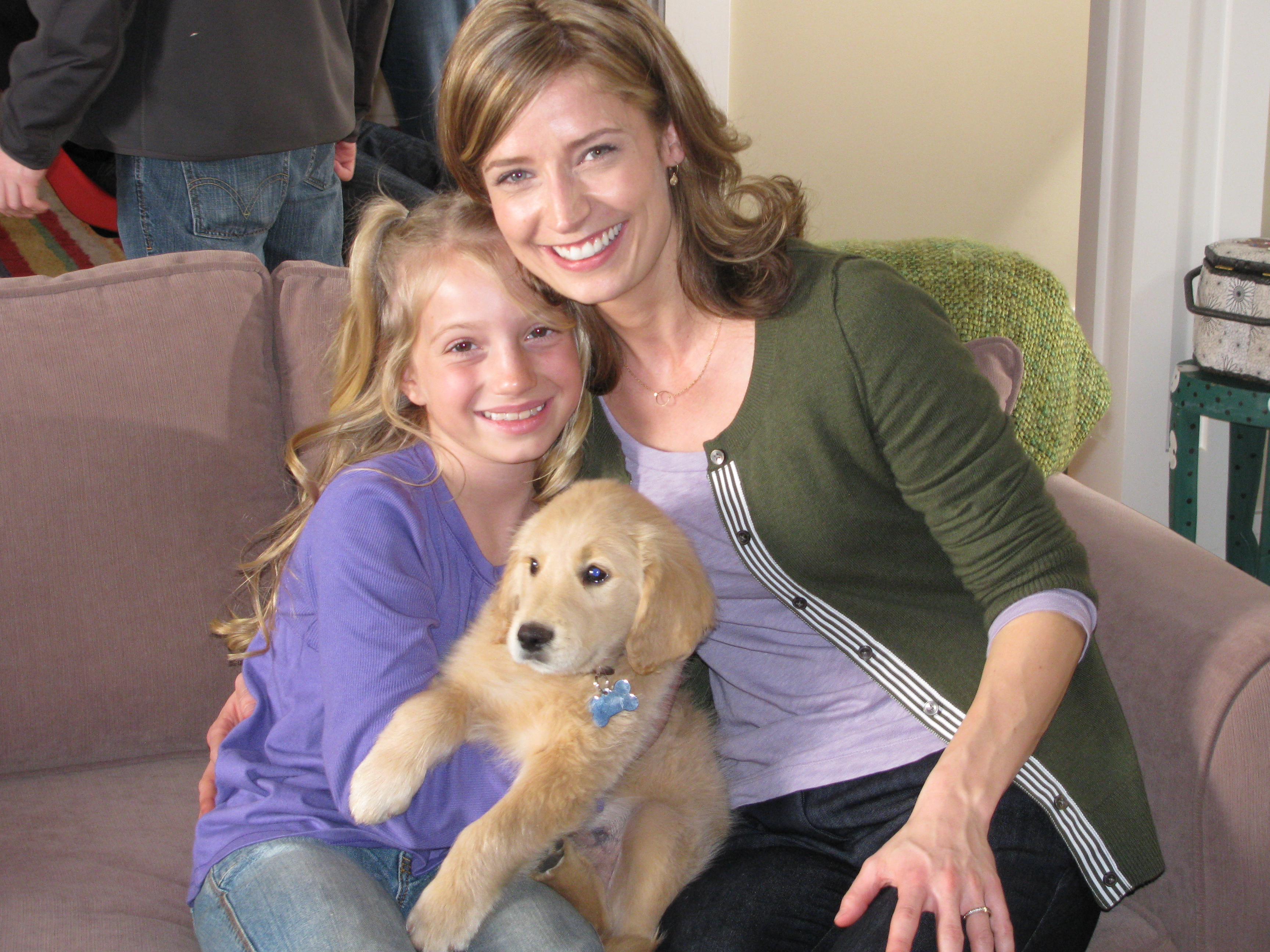 On set of Purina commercial 12-09.