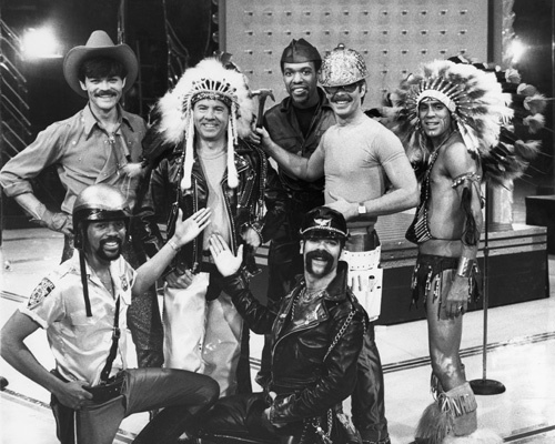 Tim Conway with The Village People circa 1980