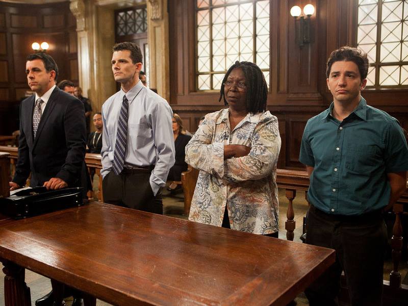 Joseph Lyle Taylor, Josh Marcantel, Whoopi Goldberg, and John Magaro (Law & Order: Special Victims Unit, 