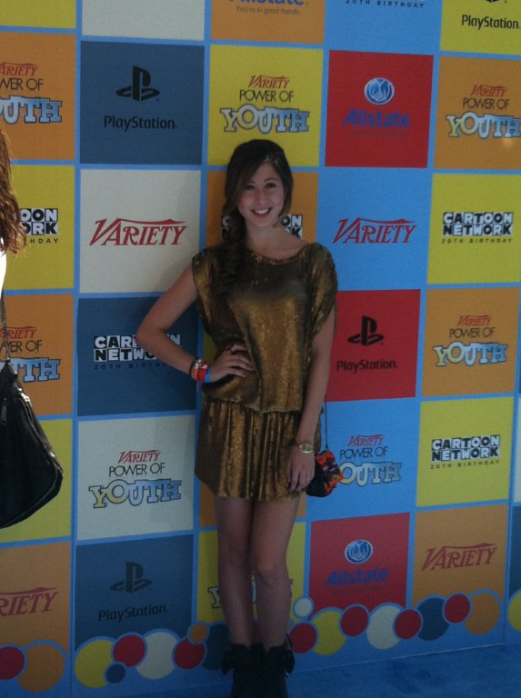 Actress Elizabeth Small Variety Youth Rocks Awards 2012