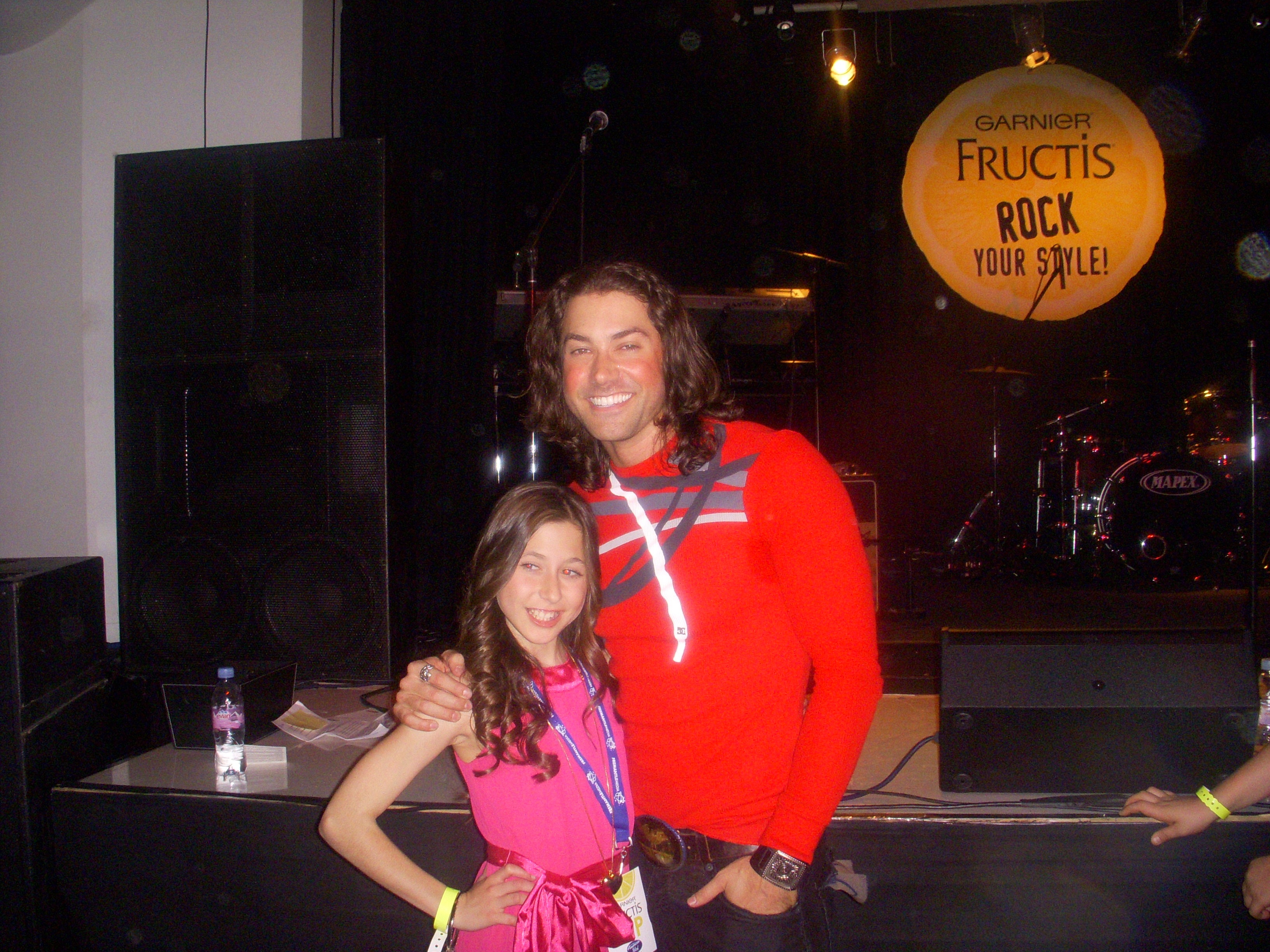 Elizabeth Small American Idol Camp Spokeskid with Ace Young