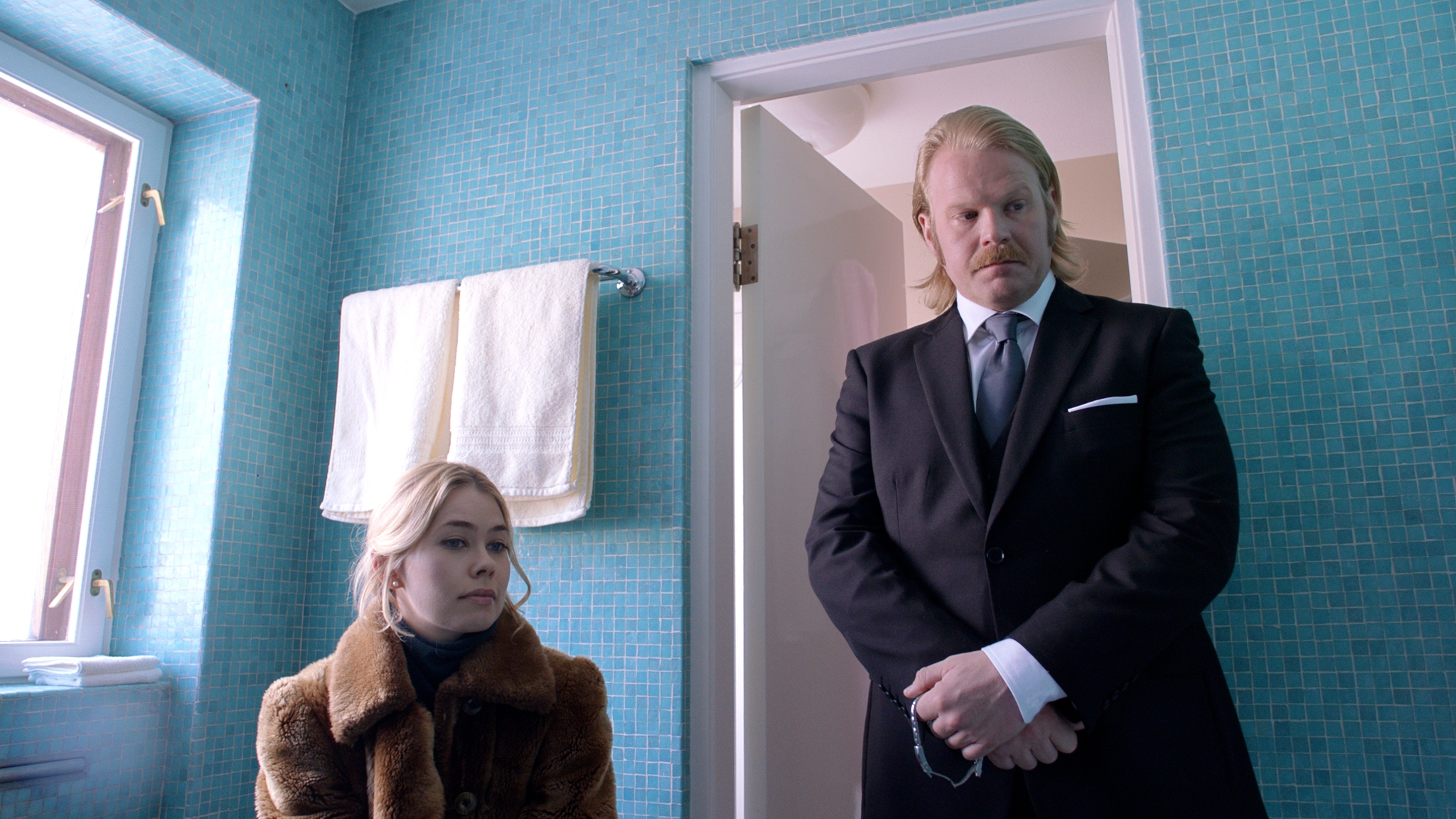 Still of Anders Baasmo Christiansen and Birgitte Hjort Sørensen in Kraftidioten (2014)