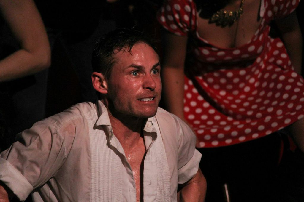 Still of Nick Heyman as Cinesias in Lysistrata at The Actors Gang