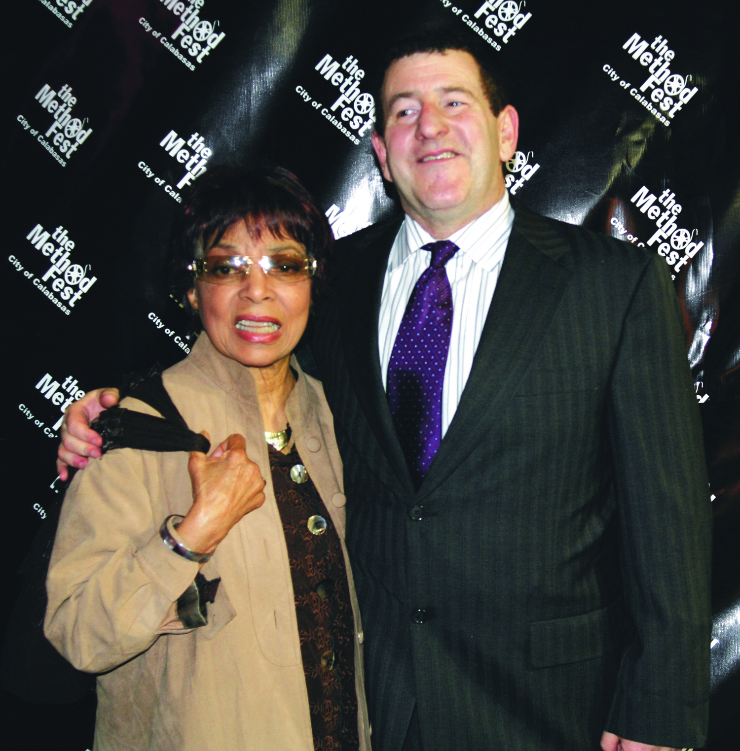 Academy Award Nominated Actress Ruby Dee with The Method Executive Director Don Franken