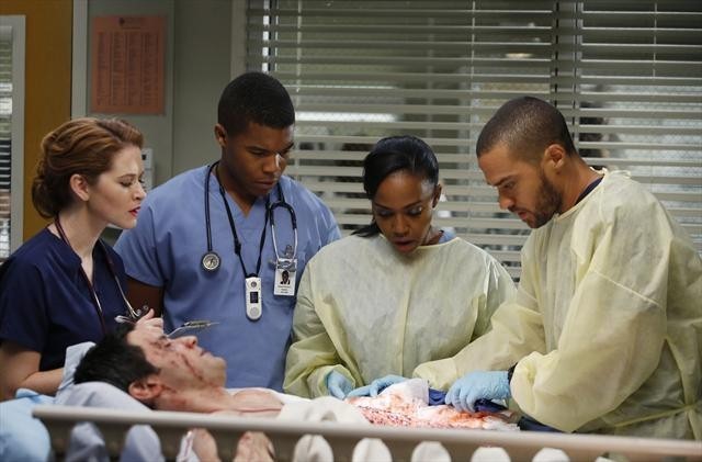 Still of Richard Kahan, Jesse Williams, Jerrika Hinton and Gaius Charles in Grei anatomija (2005)