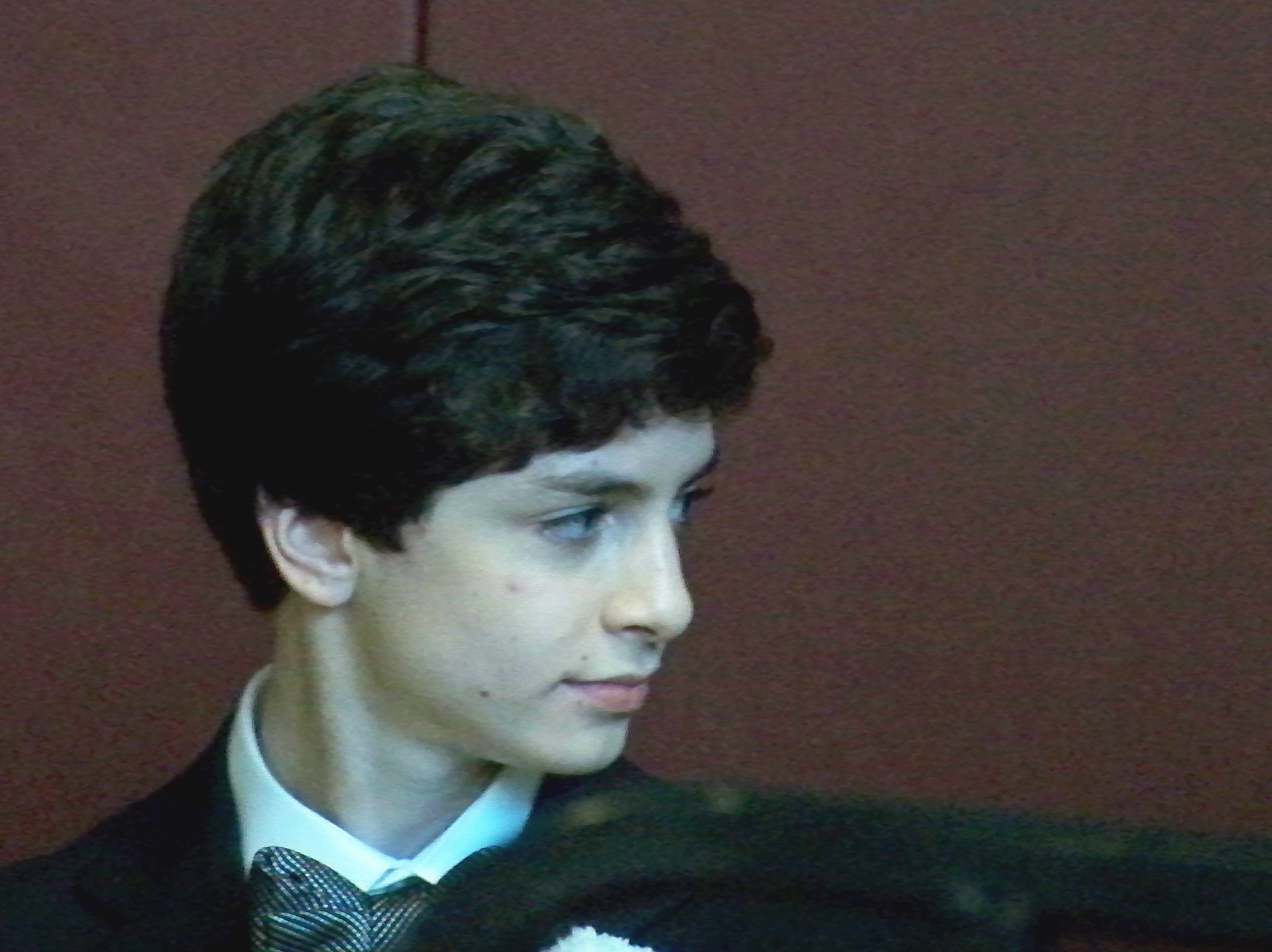 John Rebello, 8th grade graduation, 2009