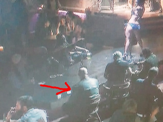 me stage side in Titty Twister bar in From Dusk Till Dawn tv series.