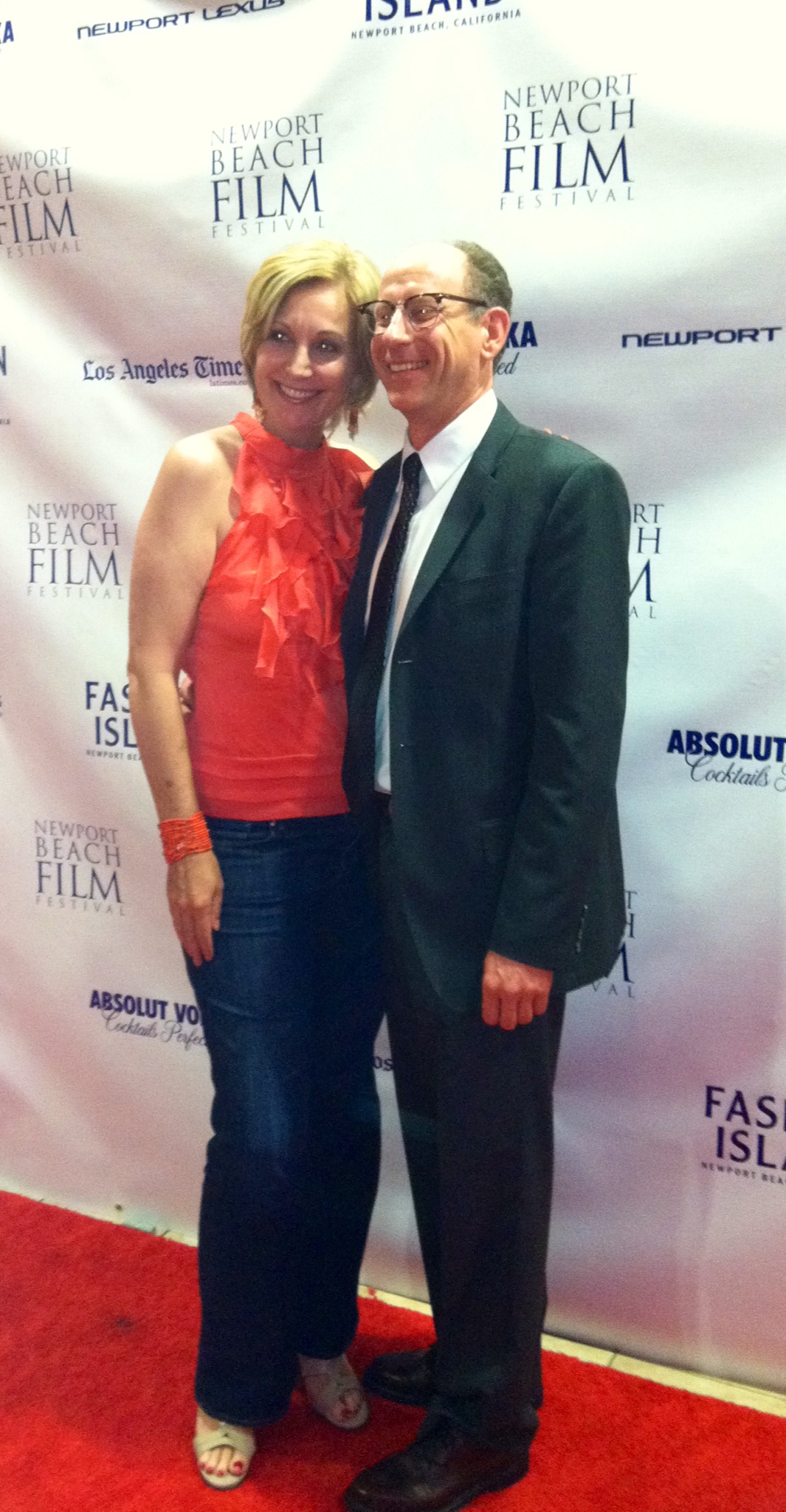 Mary Mackey & Joseph Buttler at the premiere of 