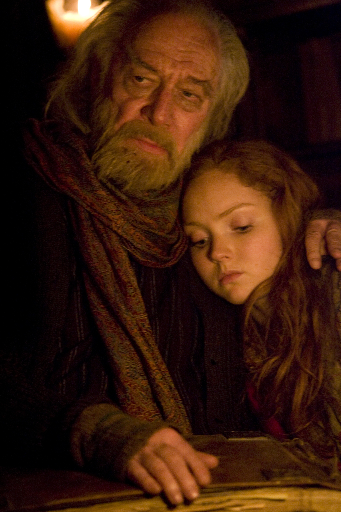 Still of Christopher Plummer and Lily Cole in The Imaginarium of Doctor Parnassus (2009)