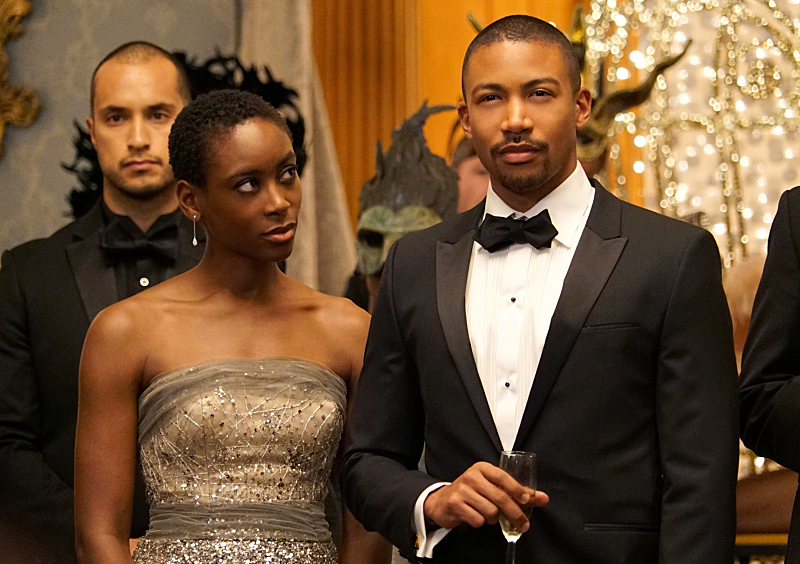 Still of Charles Michael Davis and Tracy Ifeachor in The Originals (2013)