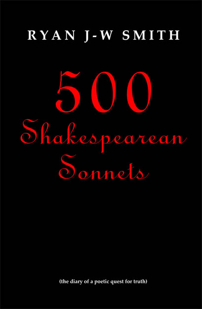 Front cover to Smith's 2012 book: '500 Shakespearean Sonnets'