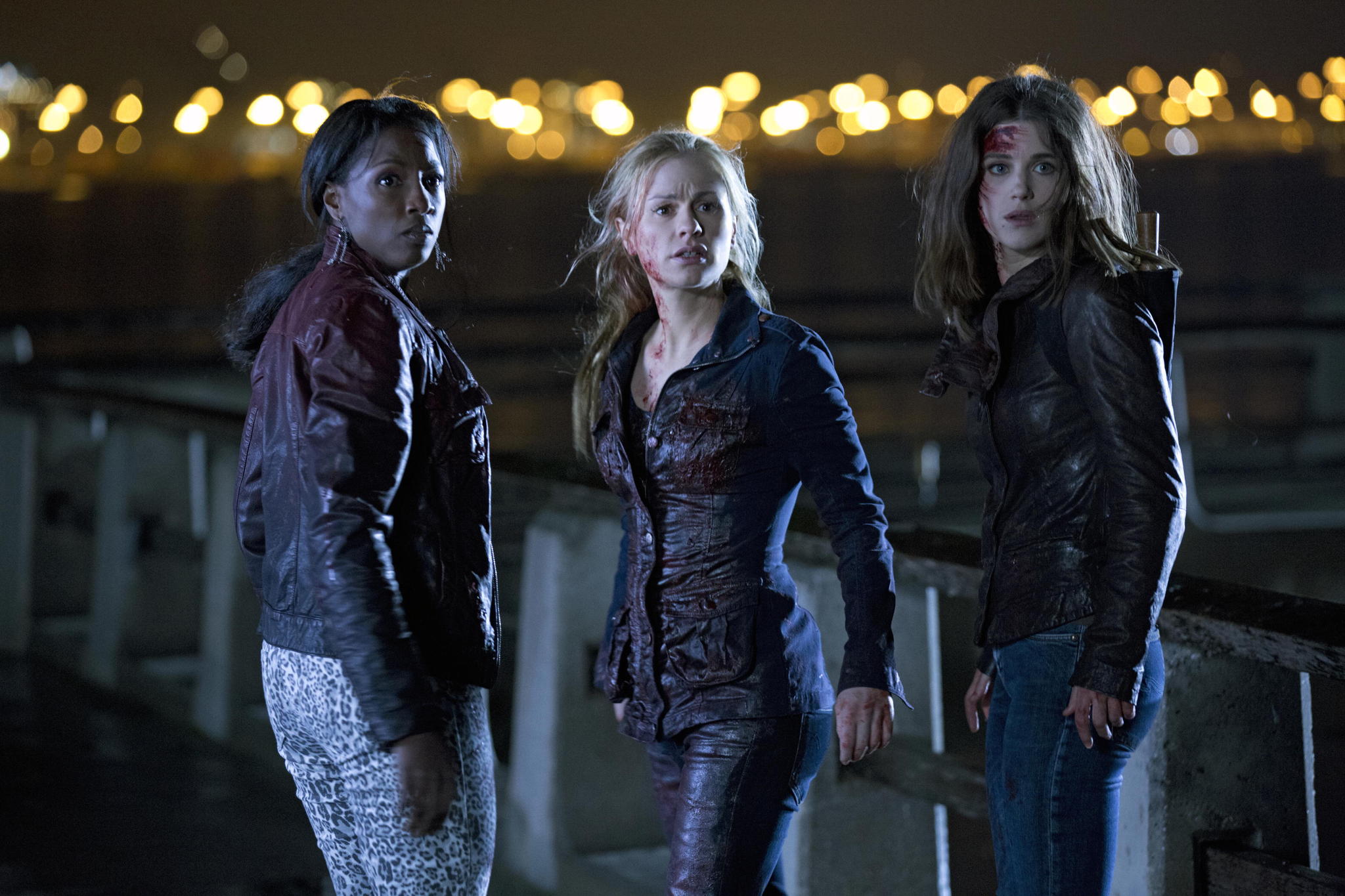 Still of Anna Paquin, Rutina Wesley and Lucy Griffiths in Tikras kraujas (2008)