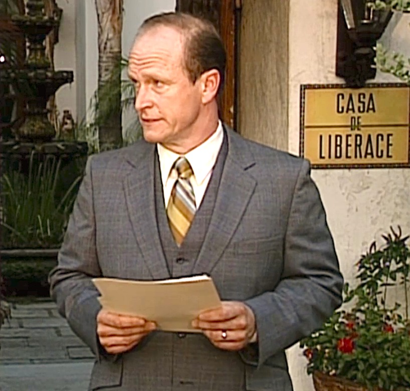 Jerry Clarke as Dr. Ron Daniels, announcing Liberace's death, in Steven Soderbergh's ,