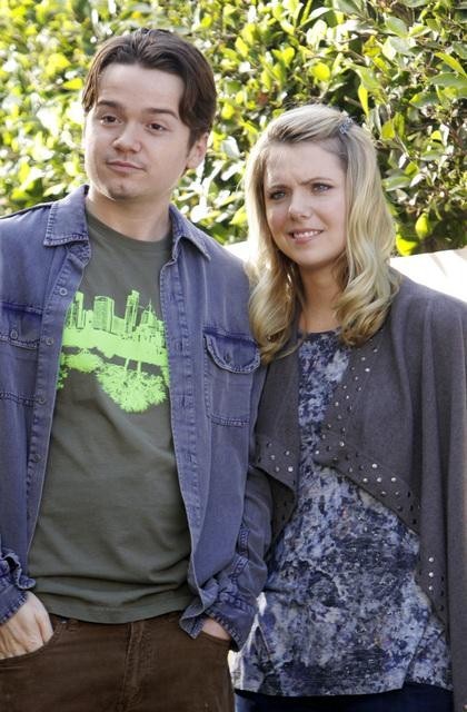 Still of Dan Byrd and Collette Wolfe in Cougar Town (2009)