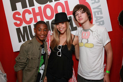 Justin Martin, Matt Prokop and Jemma McKenzie-Brown at event of High School Musical 3: Senior Year (2008)