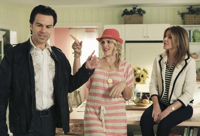 Still of Busy Philipps, Christa Miller and Marcus DeAnda in Cougar Town (2009)
