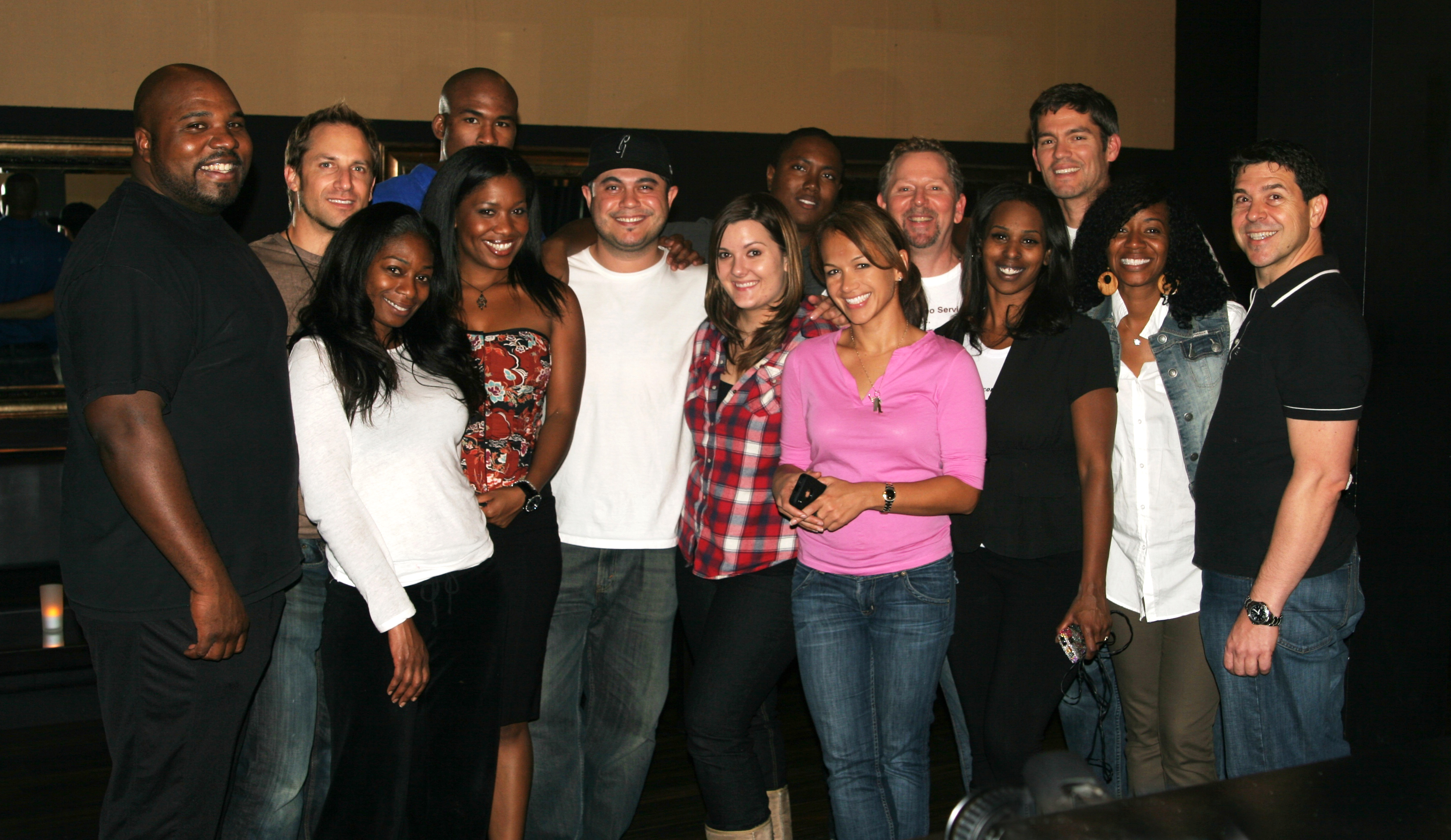 Director Inda Reid with the Producers and Crew of the romantic comedy 