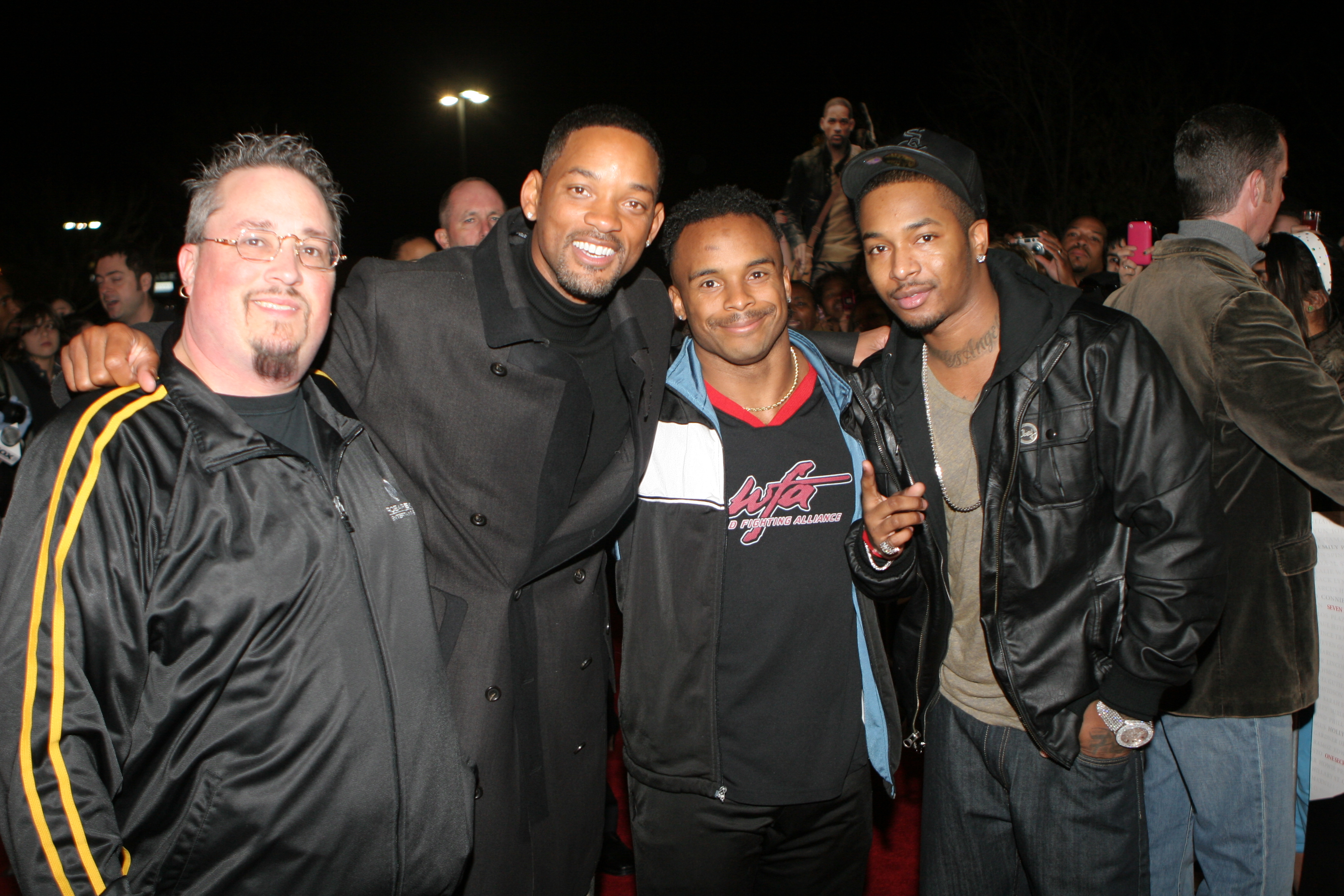 Robert W Evans, Will Smith, Jermaine Andre, and Chingy.