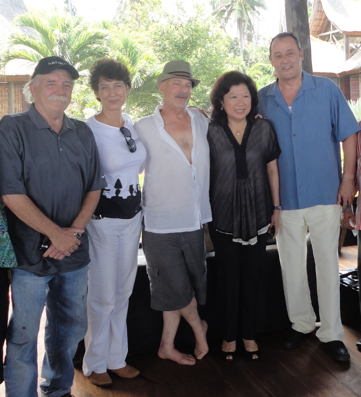 On set with Rob Cohen's I, ALEX CROSS, Minister Mari Pangestu and Jean Reno.