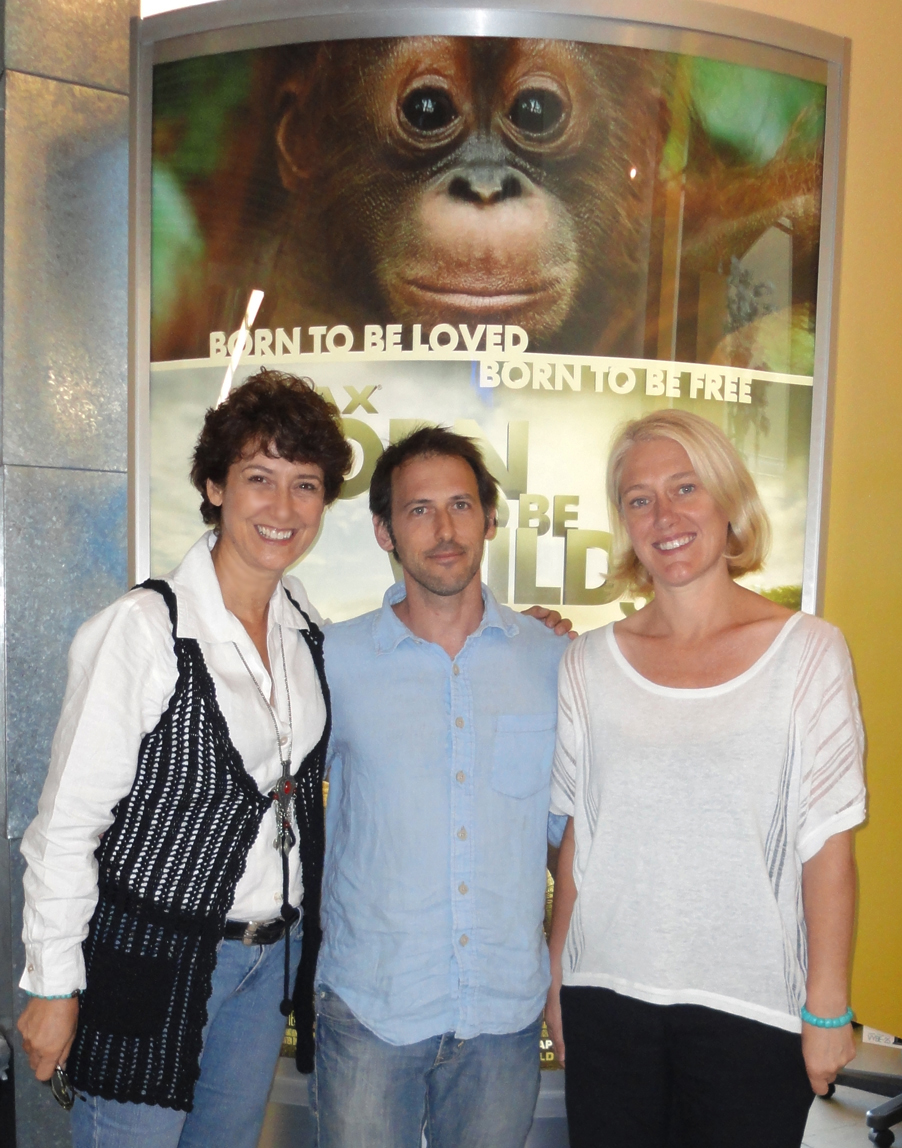 IMAX Offices with writer/producer Drew Fellman and producer Jill Ferguson (BORN TO BE WILD 3D)