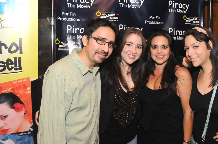 Erik Armenta (Director & Writer, Piracy), Hajarr, Violet Saenz-Arocha (Producer, Piracy), Desiree (Photographer) 