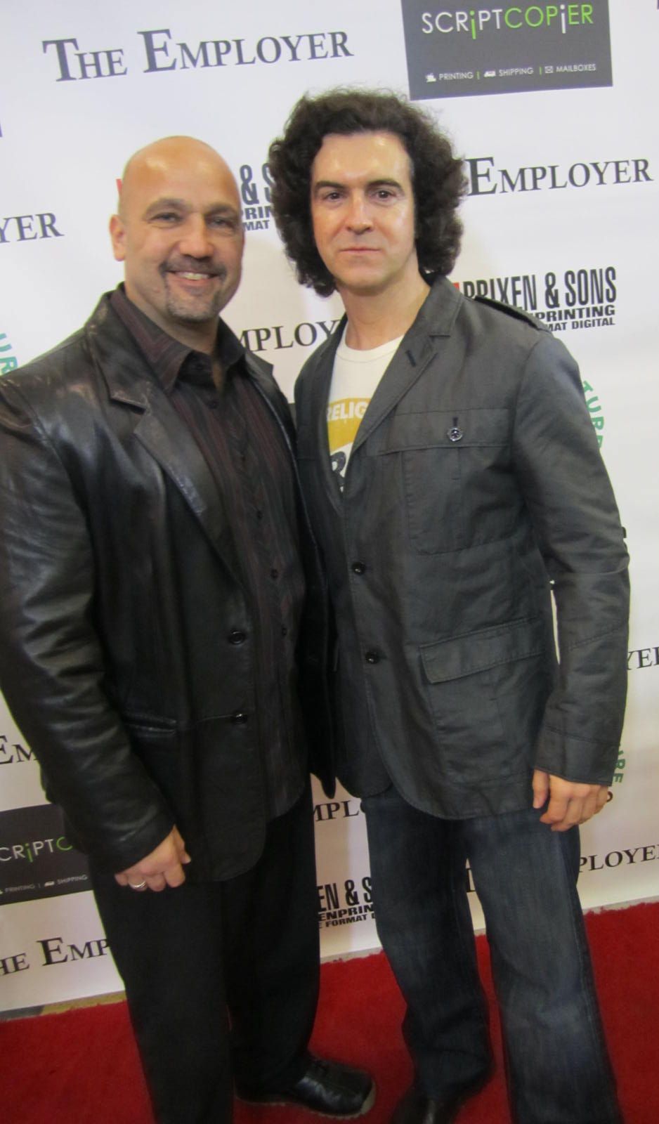 Bryan Hanna and Emilio Lavizzi at 'The Employer' Premiere screening.